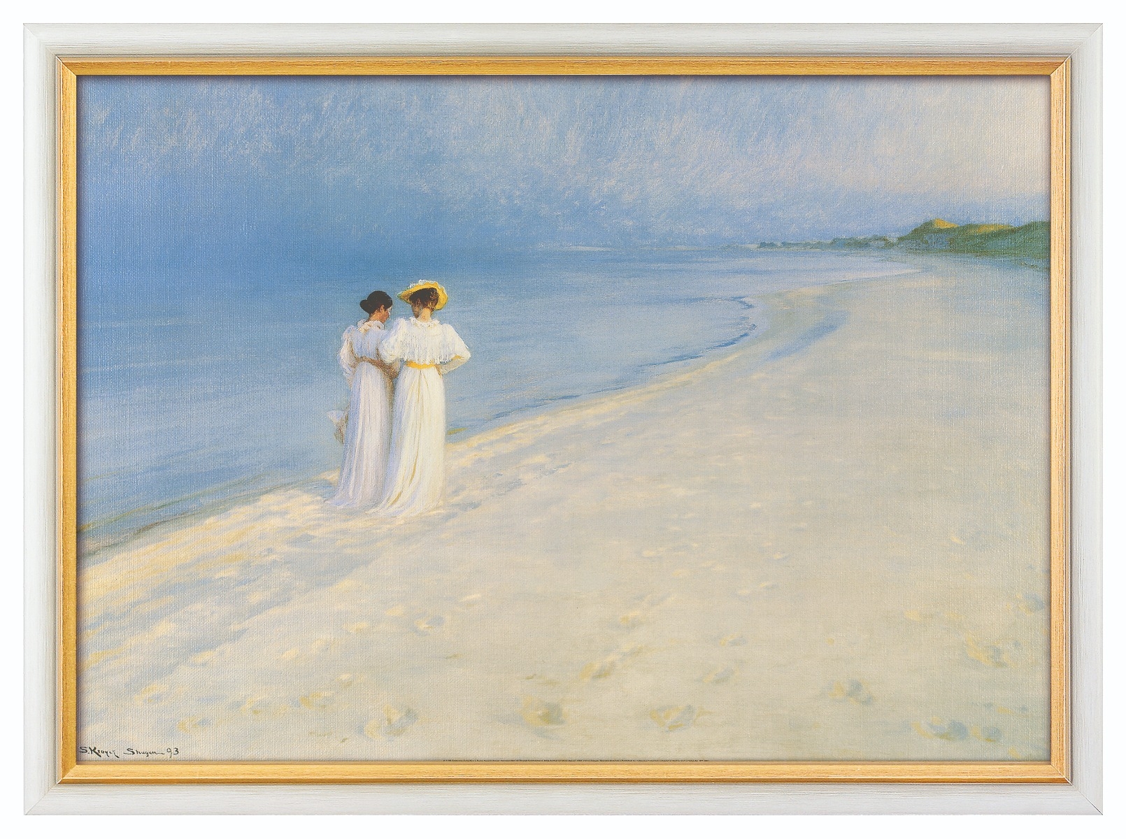 Peter Severin Kroyer schilderij - Zomeravond in Skagen