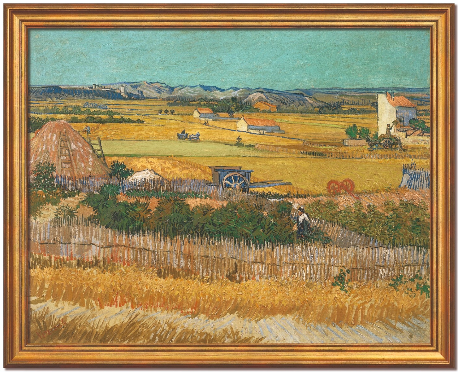 Vincent van Gogh schilderij - De oogst