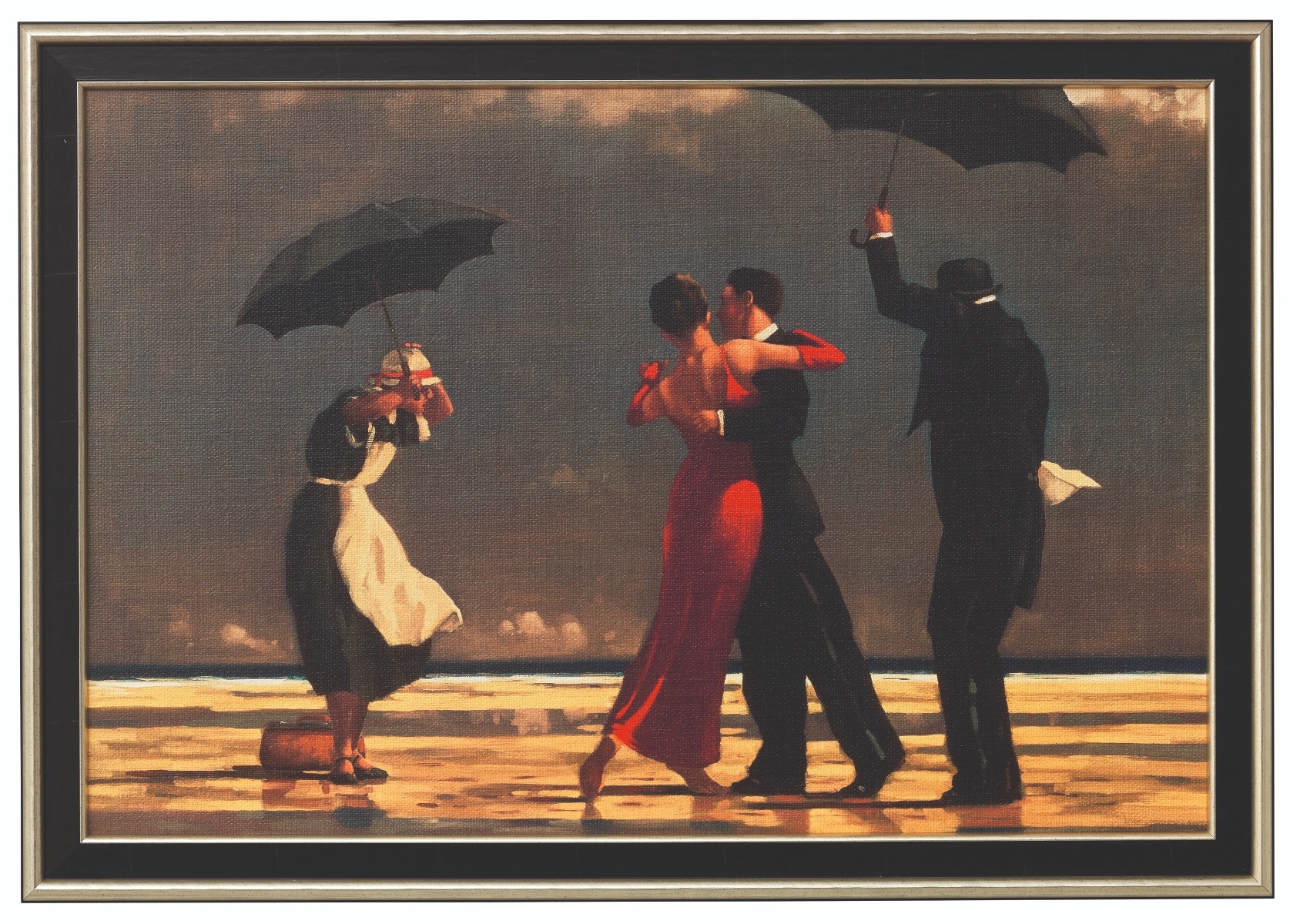 Jack Vettriano schilderij - De zingende butler (58 x 83 cm)
