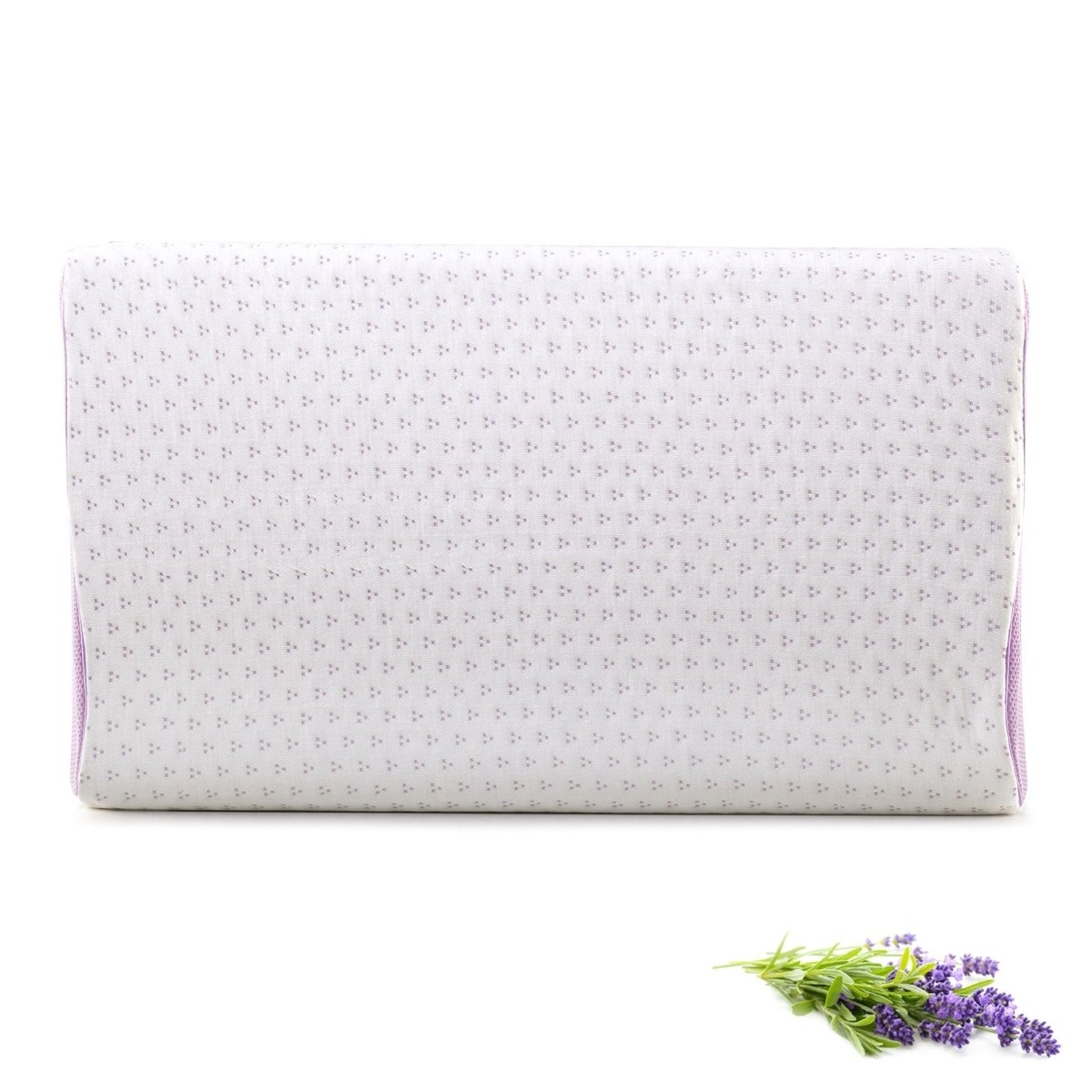 Lavendel Memory Contour hoofdkussen