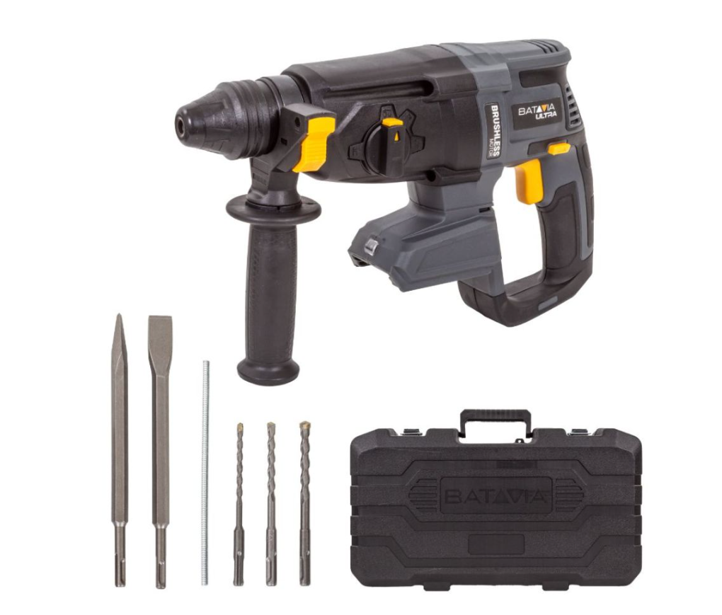 18V brushless boorhamer 2.2 J / SDS+ Zonder accu en lader in koffer