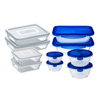 10-delige set met Cook & Freeze en Cook & Go bewaarschalen 10-delige set met Cook & Freeze en Cook & Go bewaarschalen