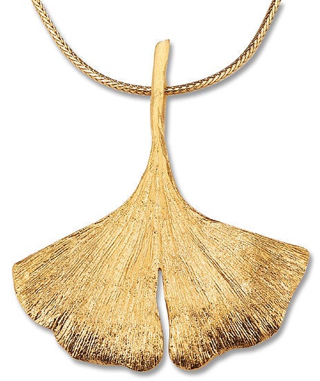 Ketting - Ginkgo (goud)