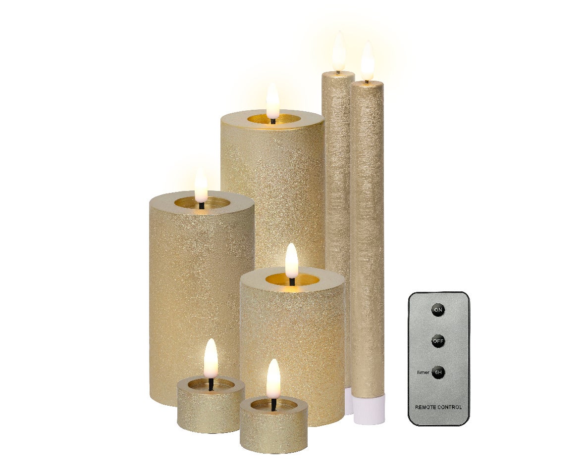 Led kaarsenset (7-delig)