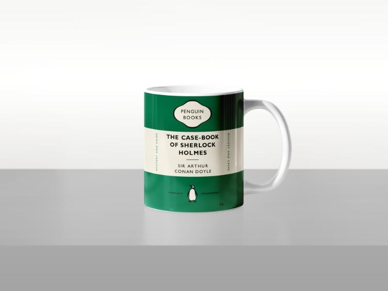 Penguin mug - the casebook of sherlock holmes mug: sir arthur conan doyle