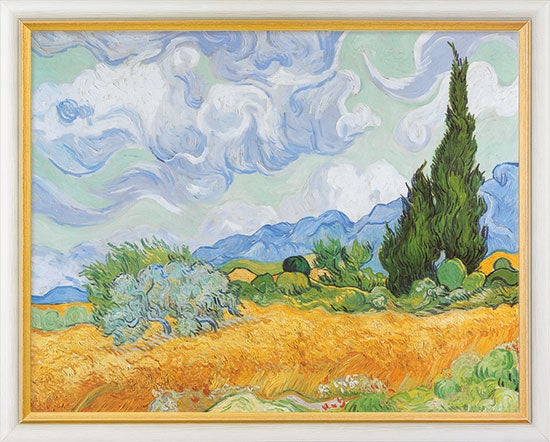Vincent van Gogh schilderij - Korenveld met Cipressen (53 x 65cm)
