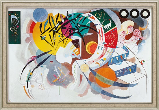 Wassily Kandinsky schilderij - Dominante curve 68 x 98 cm
