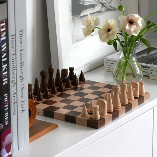 Schaakspel hout The Minimalist