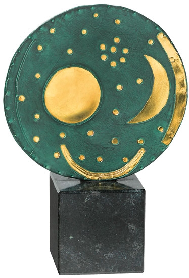Sculptuur - Hemelschijf van Nebra (18,5 cm)