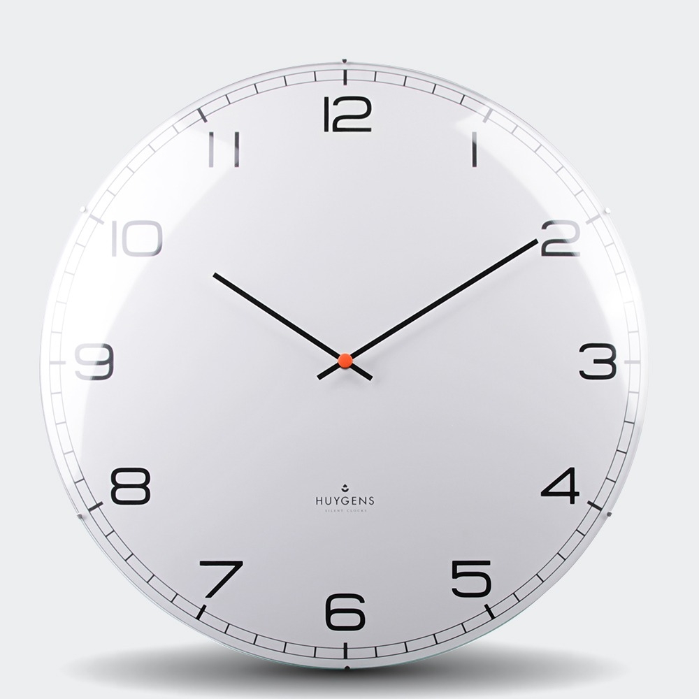 Grote wandklok Dome – Ø 45 cm, stil uurwerk