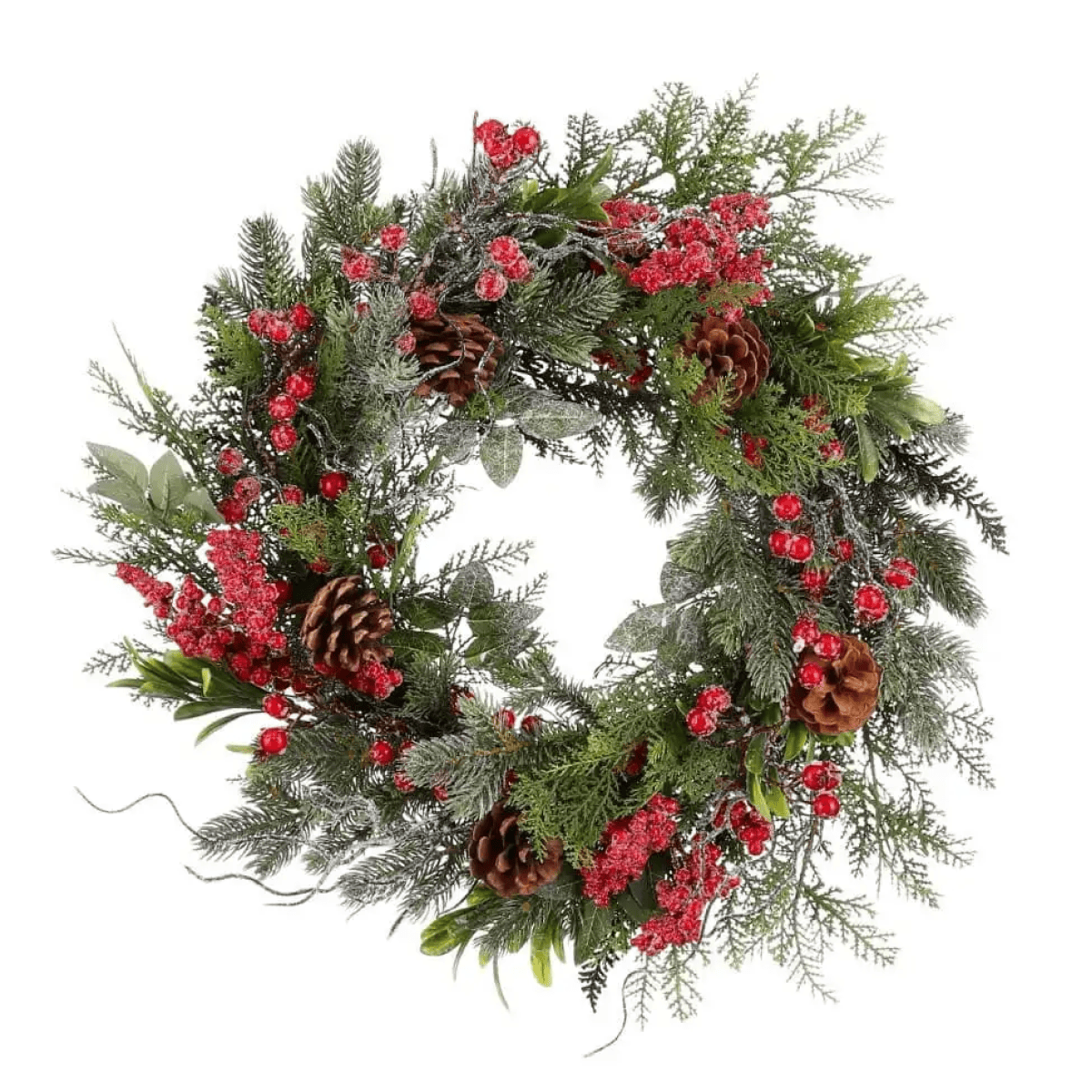 Traditionele kunstkerstkrans - &Oslash; 50cm