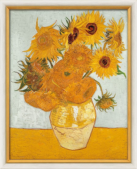 Vincent van Gogh schilderij - Twaalf zonnebloemen in een vaas (85 x 69 cm)