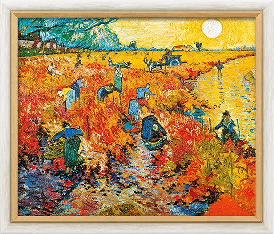 Vincent van Gogh schilderij - De Rode Wijngaard bij Arles (58 x 68 cm)
