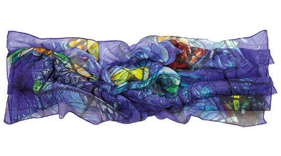 Marc Chagall zijden sjaal - De creatie van de wereld (105 x 105 cm)