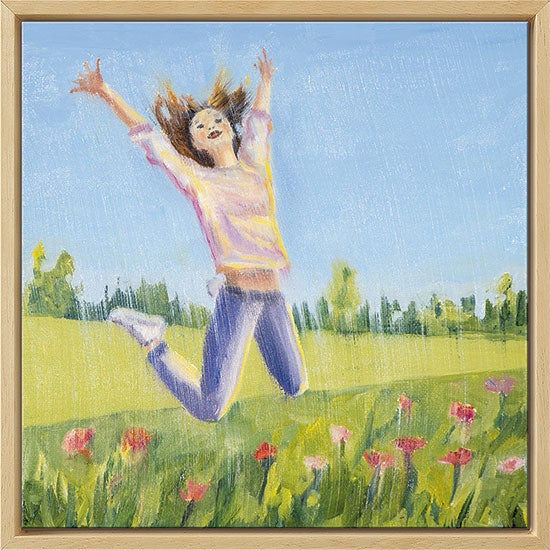 Anja Struck schilderij - Moment van geluk 3 (36 x 36 cm)