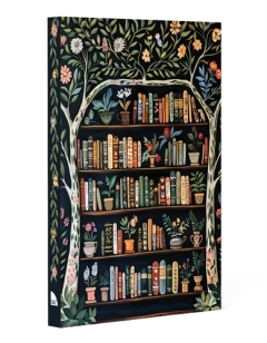 Botanical bibliophile notebook