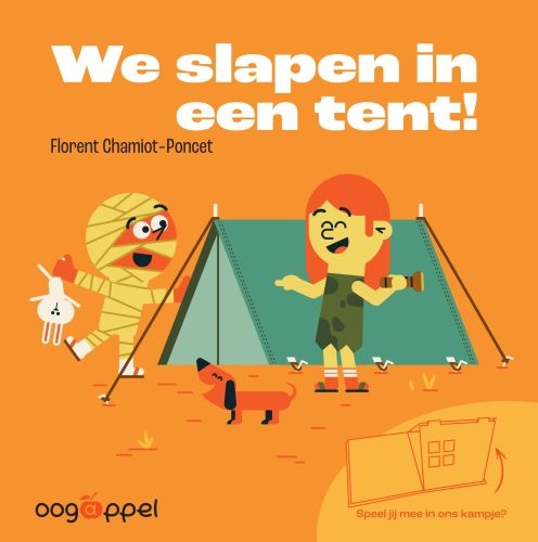 We slapen in een tent