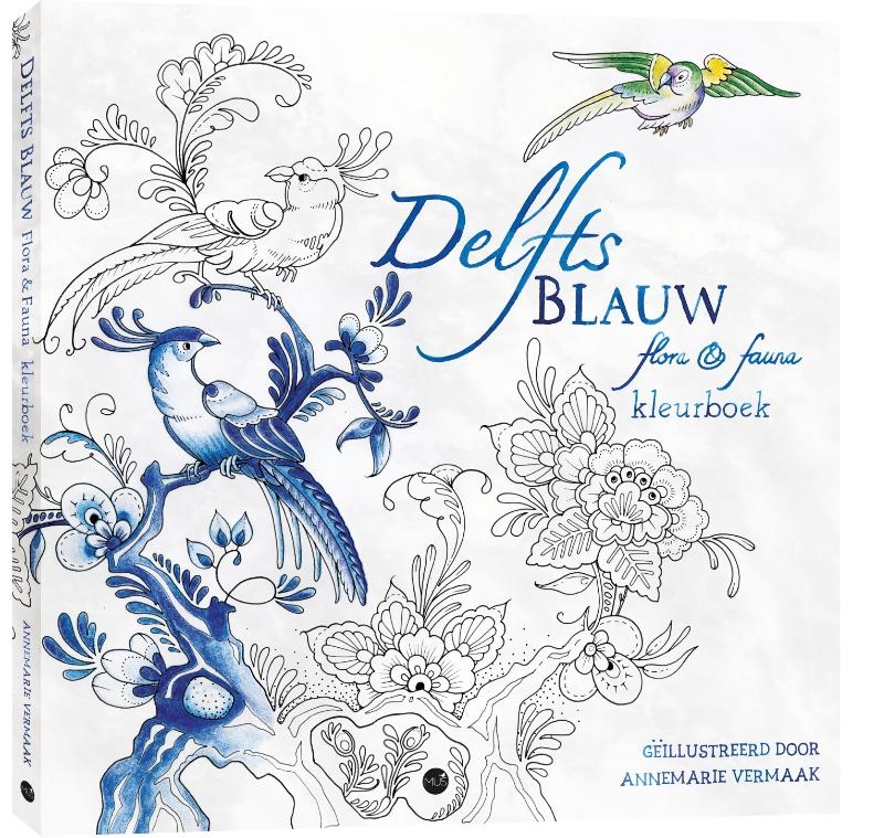 Delfts Blauw flora & fauna kleurboek