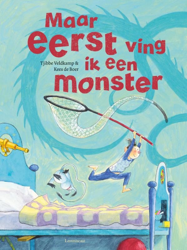 Maar eerst ving ik een monster met vingerpopje