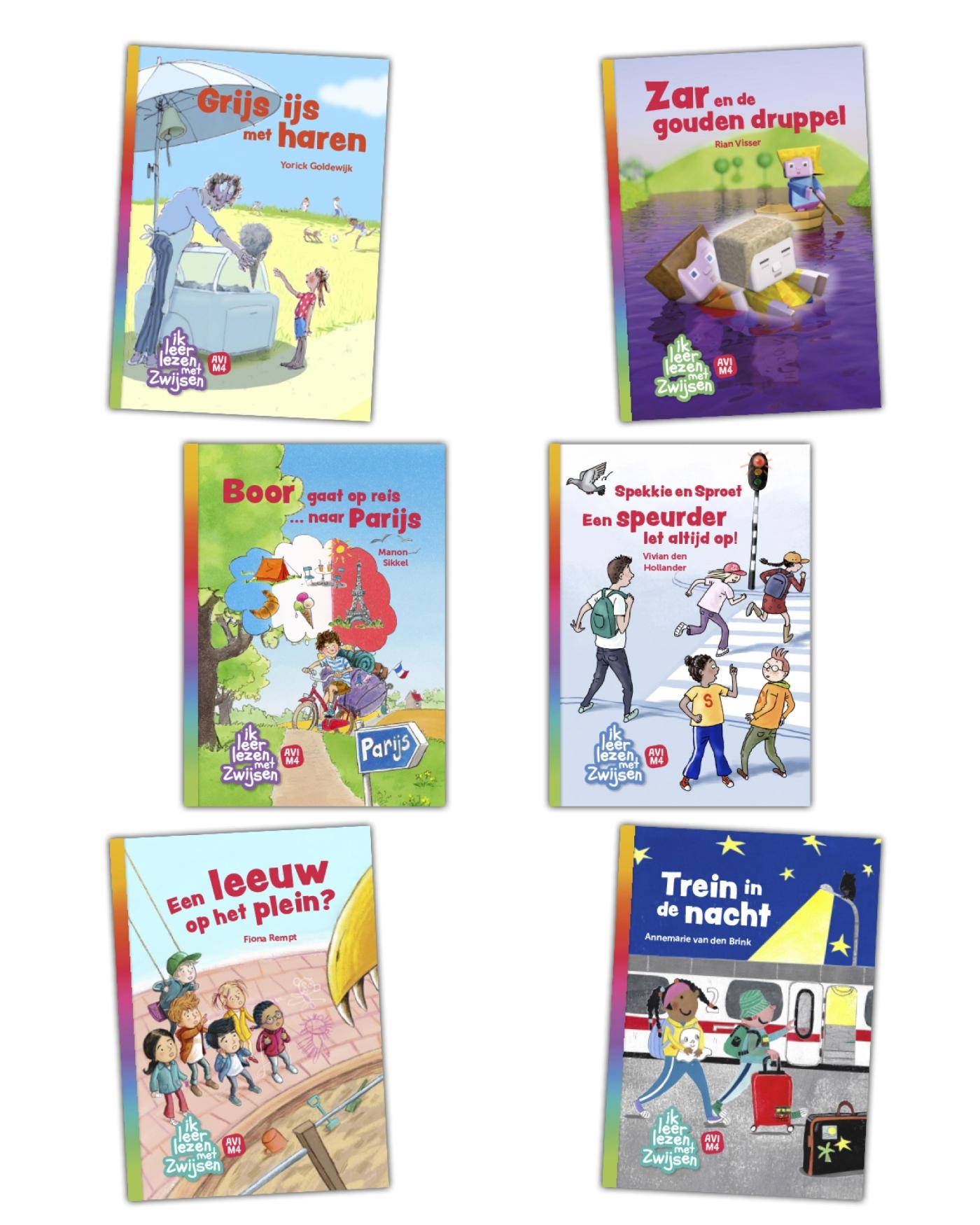 Pakket ik leer lezen met Zwijsen AVI M4 (6 titels)