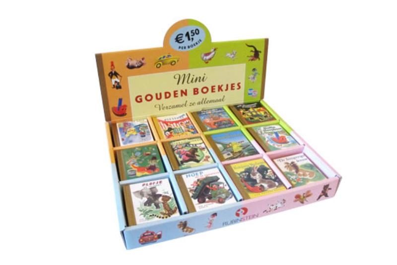 Mini Gouden Boekjes display 12x5 ex Serie I