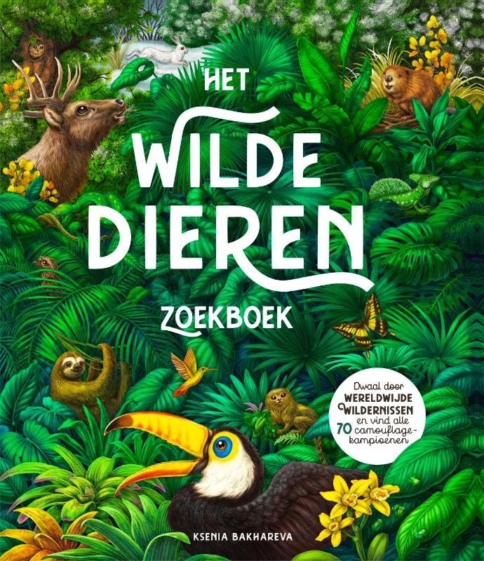 Het wilde dieren zoekboek