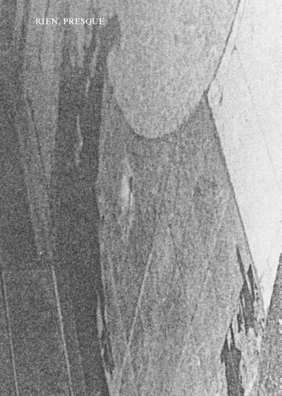 Michel Mazzoni. Rien, Presque