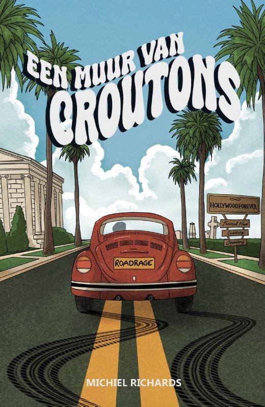 Een muur van croutons