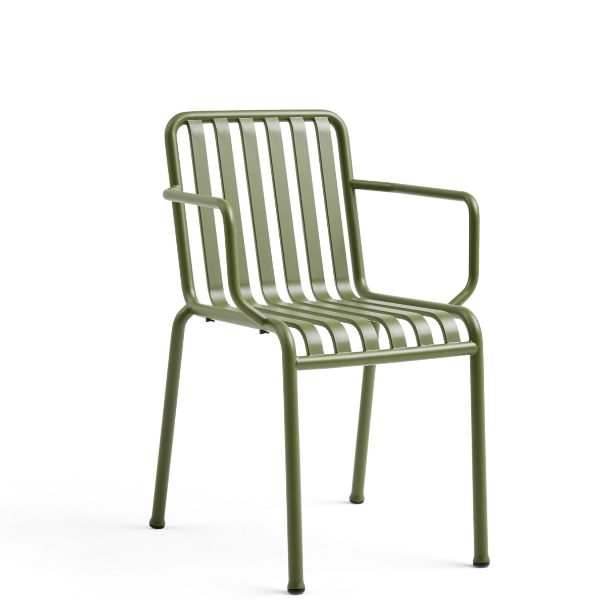 Palissade Olive Green Tuinstoel Armleuning