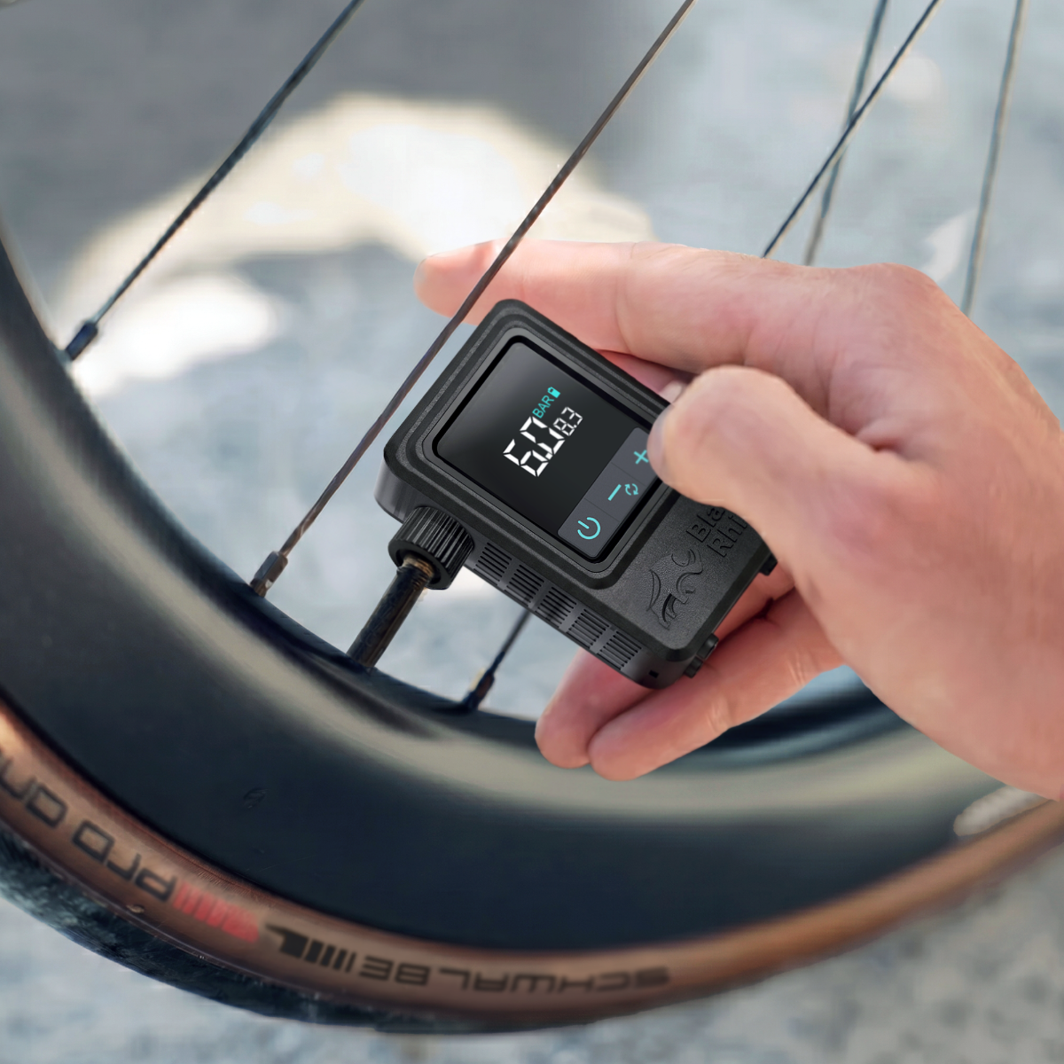 TM-2 Mini elektrische fietspomp