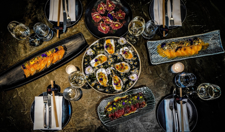 BlueBlood Den Haag, 4-gangen Nikkei diner met glas bubbels