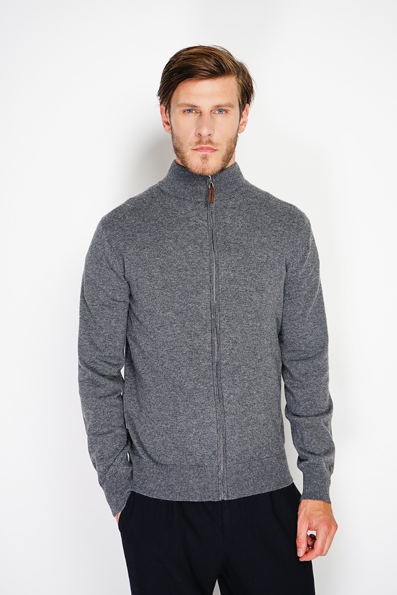 Vest met rits heren CJ207