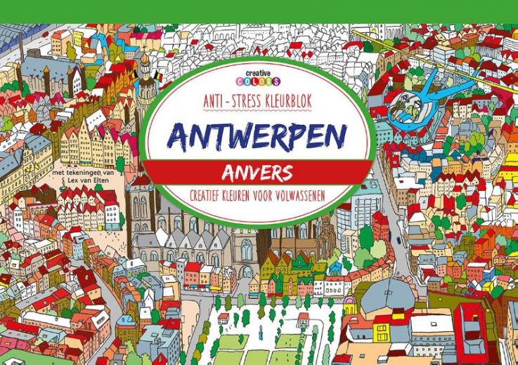 Antwerpen, creatief kleuren voor volwassenen