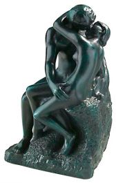 Auguste Rodin sculptuur - De Kus (19 cm)