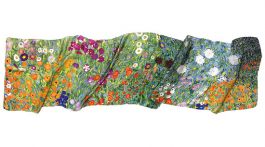 Gustav Klimt zijden sjaal - Boerentuin (180 x 45 cm)