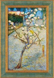 Van Gogh schilderij - Perenboompje in bloei (65 x 45 cm)