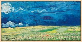 Van Gogh schilderij - Korenveld onder onweerslucht (53 x 103,5 cm)