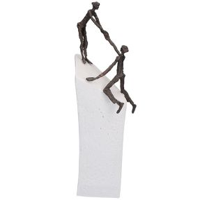 Sculptuur brons - Together We Can Do It (26,5 cm)