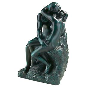 Auguste Rodin sculptuur - De Kus (19 cm)