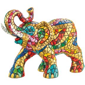 Mozaïekfiguur - Olifant (17 cm)