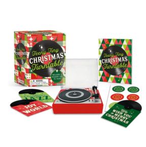 Teeny-Tiny Christmas Turntable: Includes 3 Holiday Lps to Play!