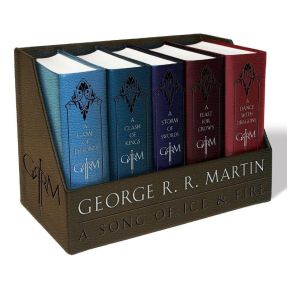 George R. R. Martin's A Game of Thrones Leather-Cloth Boxed Set (Song of Ice and Fire Series)