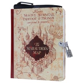 Harry Potter: Marauder's Map Lock and Key Diary