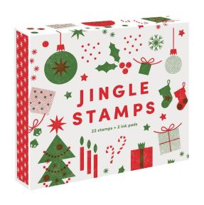 Jingle Stamps: 22 Stamps + 2 Ink Pads