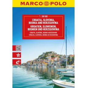 Kroatië, Slovenië, Bosnië Wegenatlas Marco Polo