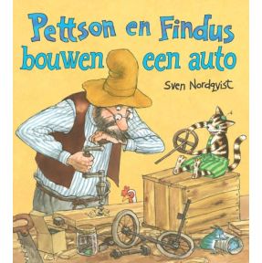 Pettson en Findus bouwen een auto