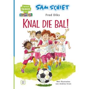 Sam schiet. Knal die bal!