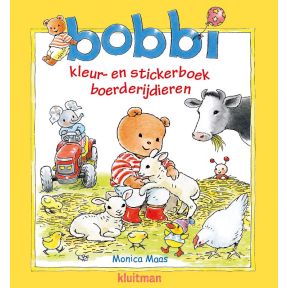 Kleur- en stickerboek boerderijdieren