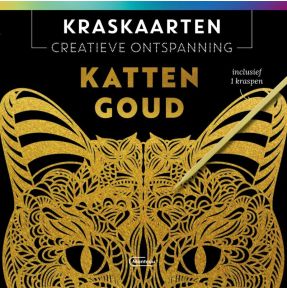 Kraskaarten Katten Goud