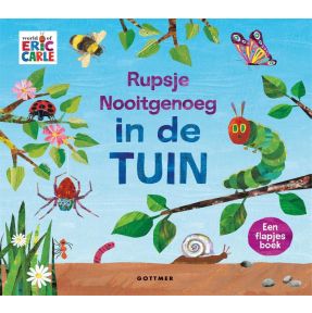 Rupsje Nooitgenoeg in de tuin